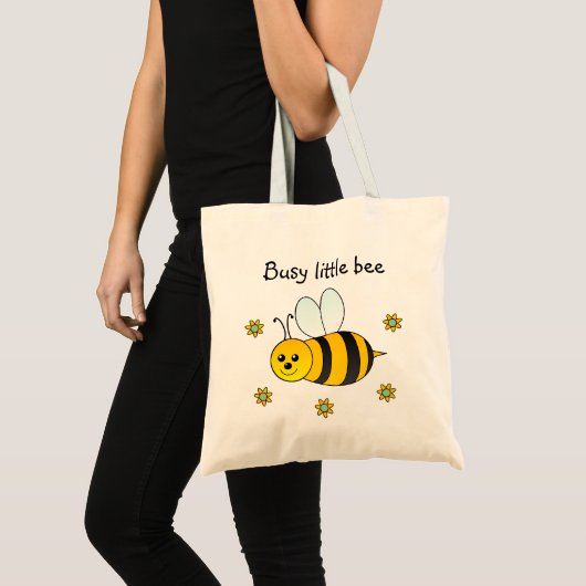Busy Bee Personalisiert Tragetasche (Vorderseite (Produkt))
