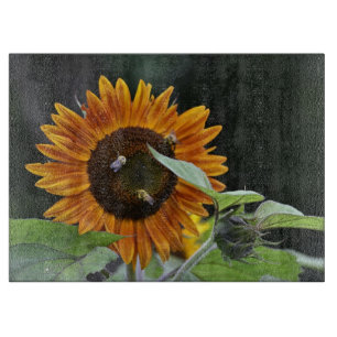 Busy Bee Sunflower Cutting Board Schneidebrett