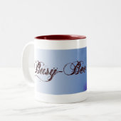 Busy-Bee-Tea-Tasse Zweifarbige Tasse (Vorderseite Links)