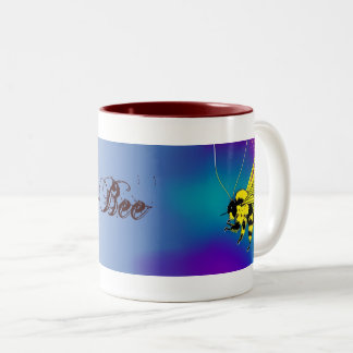 Busy-Bee-Tea-Tasse Zweifarbige Tasse