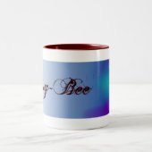 Busy-Bee-Tea-Tasse Zweifarbige Tasse (Mittel)