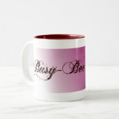 Busy-Bee-Tea-Tasse Zweifarbige Tasse (Vorderseite Links)