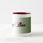 Busy-Bee-Tea-Tasse Zweifarbige Tasse (Mittel)