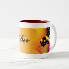 Busy-Bee-Tea-Tasse Zweifarbige Tasse