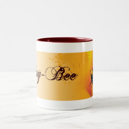 Busy-Bee-Tea-Tasse Zweifarbige Tasse (Mittel)