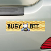 Busy Bee Westie Autoaufkleber (Auf Auto)