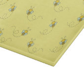 Busy Bee Yellow Pattern Schneidebrett (Ecke)
