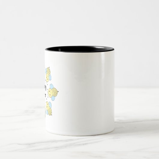 Busy Bee Zweifarbige Tasse (Mittel)