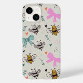 Busy Bees and Bows Phone Case (Rückseite)
