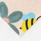 Busy Bees Fleece Blanket (Ecke)
