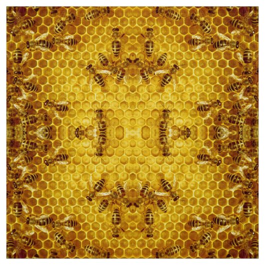 BUSY BEHIVE STOFF (Muster)