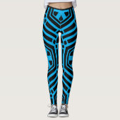 BUSY BLACK AND BLUE leggings (Vorderseite)