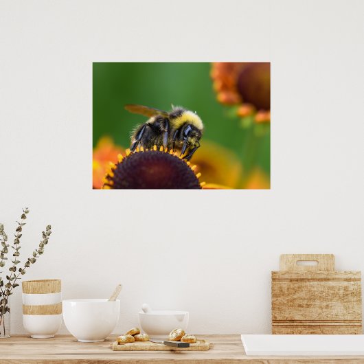 Busy Bumble Bee Poster (Küche)