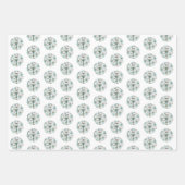 Busy Bumble Bees Gift Wrap Geschenkpapier Set (Vorderseite 3)