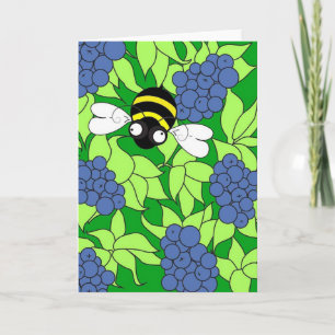 Busy Busy Bee Collection - Blaubeer Delight Karte