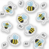 Busy Buzzing Bienen Honeybee 14 Piece Set Aufkleber (Vorderseite)