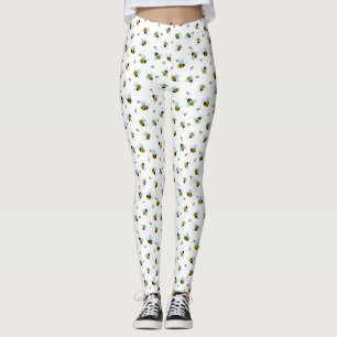 Busy Buzzing Bienen Niedlich Bug Print Leggings