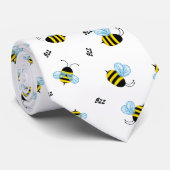 Busy Buzzing Bumblebees Cheerful Krawatte (Gerollt)