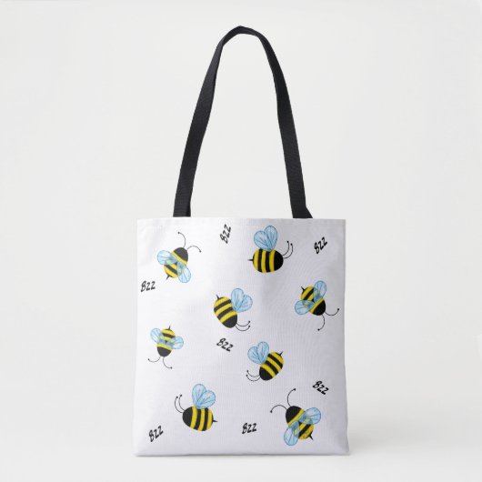 Busy Buzzing Hummelbienen Tasche (Vorderseite)
