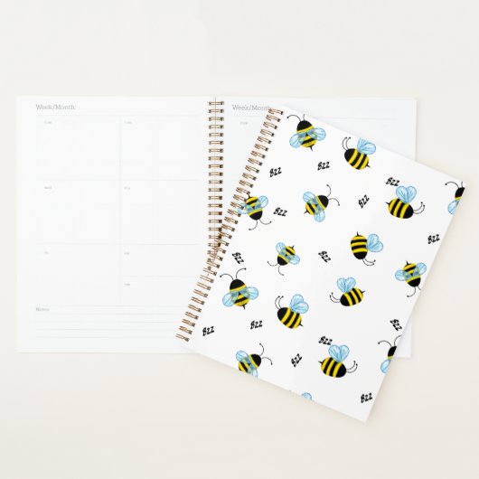 Busy Buzzing Hummeln fröhlich fliegende Schläger Planer (Anzeige)