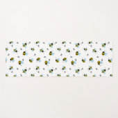 Busy Buzzing Hummeln fröhlich  Yogamatte (Vorderseite (Horizontal))