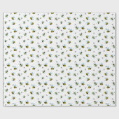 Busy Flying Buzzing Honeybienen Geschenkpapier (Flach)