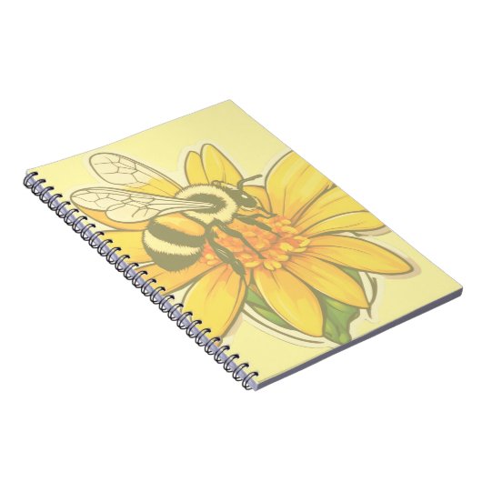 Busy gathering pollen  notizblock (Rechte Seite)