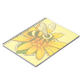 Busy gathering pollen  notizblock (Linke Seite)