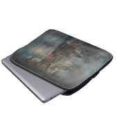 Busy Harbour (von Glenn Cooper Henshaw) Laptopschutzhülle (Vorne Knopf)