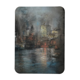 Busy Harbour (von Glenn Cooper Henshaw) Magnet