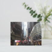 Busy Hong Kong Street Postkarte (Stehend Vorderseite)