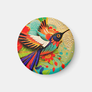 Busy Hummingbird Magnet