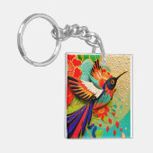 Busy Hummingbird Schlüsselanhänger (Vorderseite links)