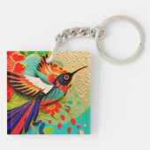 Busy Hummingbird Schlüsselanhänger (Rückseite)