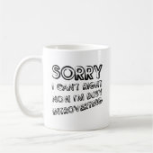 Busy Introverting Funny Mug Kaffeetasse (Links)