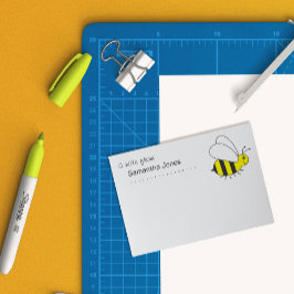 Busy Little Bumble Bee Post-it Klebezettel