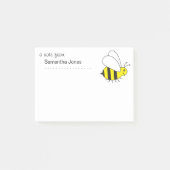 Busy Little Bumble Bee Post-it Notes Klebezettel (Vorderseite)