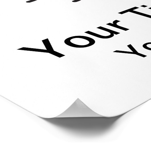 Busy Little Bumble Bee Poster (Ecke)