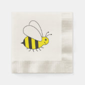Busy Little Bumble Bee Serviette (Vorderseite)
