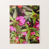 Busy Lizzie Blume Puzzle (Vertikal)