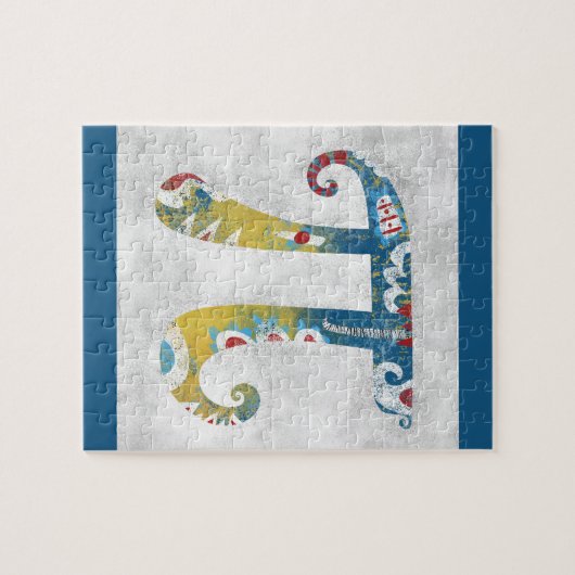 Busy Pi Symbol Jigsaw Puzzle (Horizontal)