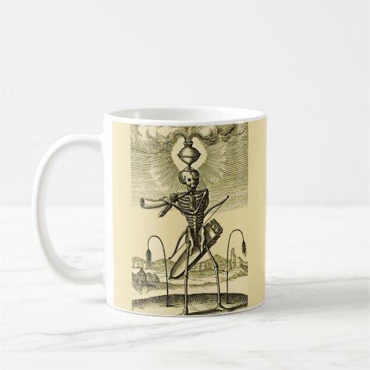 busy skeleton print kaffeetasse (Links)