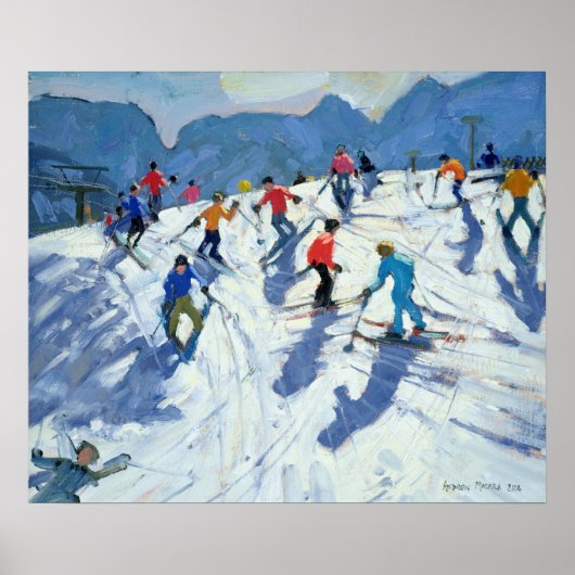 Busy Ski Slope Lofer 2004 Poster (Vorne)