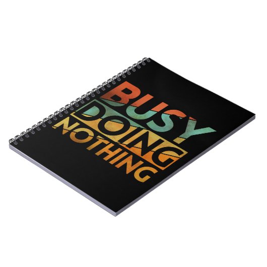 BUSY TUT NICHTS NOTIZBLOCK (Linke Seite)