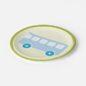 Buszeichen Pappteller (Schrägansicht)