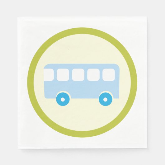 Buszeichen Serviette (Vorderseite)