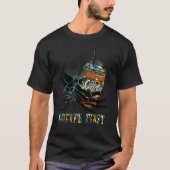 But Coffee First Skull Hand Coffee Drinking Caffei T-Shirt (Vorderseite)
