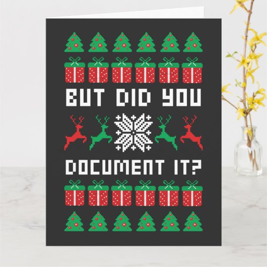 But Did You Document it Karte (Gelbe Blume)