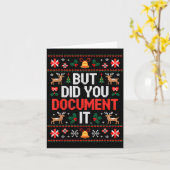 But Did You Doent It Funny Hr Christmas Office Ugl Karte (Gelbe Blume)