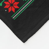 But Did You Doent It Funny Office Christmas Ugly Fleecedecke (Ecke)